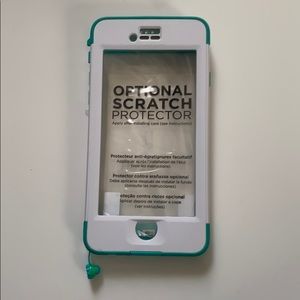 Never used; lifeproof case